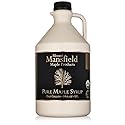 Mansfield Maple Certified Organic Pure Vermont Maple Syrup in Plastic Jug Grade A Golden Delicate, Half Gallon