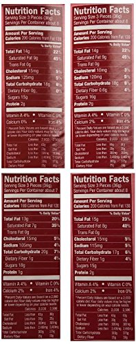 Brown & Haley Roca, Almond Cashew, Caramel Roca, Dark Buttercrunch Toffee Candy - 39 Oz. (4Pack)