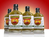 HOT LINE PEPPER PRODUCTS Gourmet Hot Sauces (Garlicky Greengo, 4 pack)