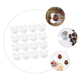 BRIGHTFUFU 50pcs Chocolate Paper Liner Tray Cardboard Chocolate Wrapping Compartment for Caramels Confections and Treats Portable Design for Special