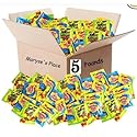 Christmas Bulk Candy Of 5 lb of Sours Patch For Kids And Swedish Fish Mini Soft And Chewy Candy Variety Snack Bulk Order. Individually Wrapped Fun