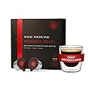 Luxury Dark Roast - 162mg Caffeine, Hot or Iced Craft Instant Coffees, Cold Brew Coffee, Double Shot Espresso, 12 Counts, 100% Arabica, Sugar Free, No