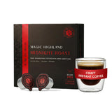 Luxury Dark Roast - 162mg Caffeine, Hot or Iced Craft Instant Coffees, Cold Brew Coffee, Double Shot Espresso, 12 Counts, 100% Arabica, Sugar Free, No