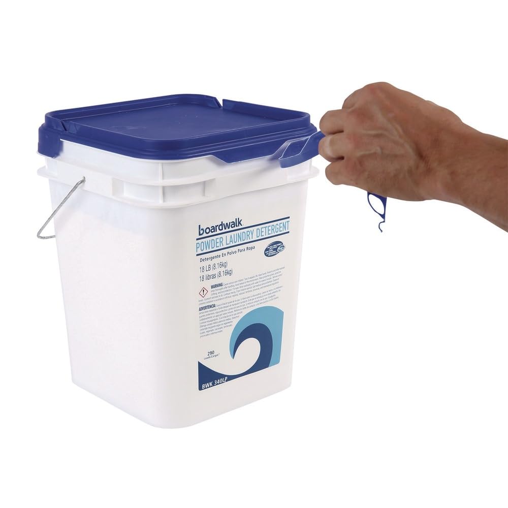 Boardwalk 340LP Laundry Detergent Powder, Summer Breeze, 18 lb Bucket