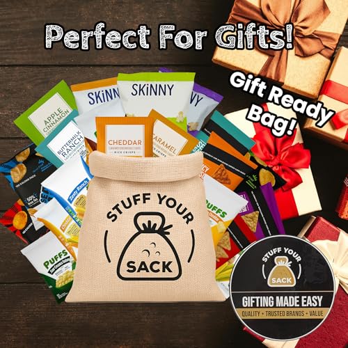 Healthy Snacks Variety Pack for Adults - 35 Count Snack Box with Chips, Popcorn, Crisps and More - Low Calorie, Whole Grain, and Better-For-You