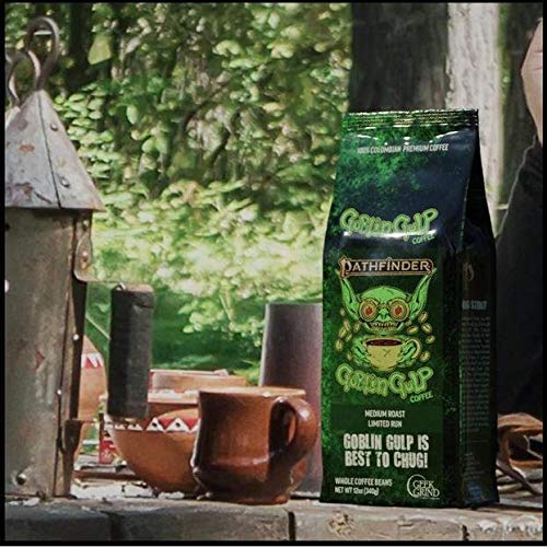 Geek Grind Pathfinder Goblin Gulp Roast Whole Bean Coffee - 12oz Bag