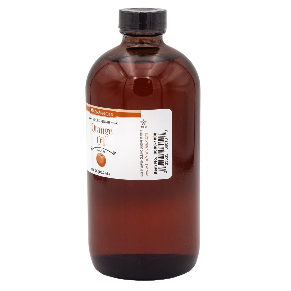 LorAnn Orange Oil SS, Natural Flavor, 16 ounce bottle