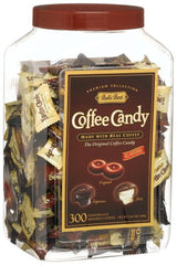 Bali's Best Coffee Candy Assortment, Original, Espresso & Latte, Jars, 300 Count (Pack of 1)