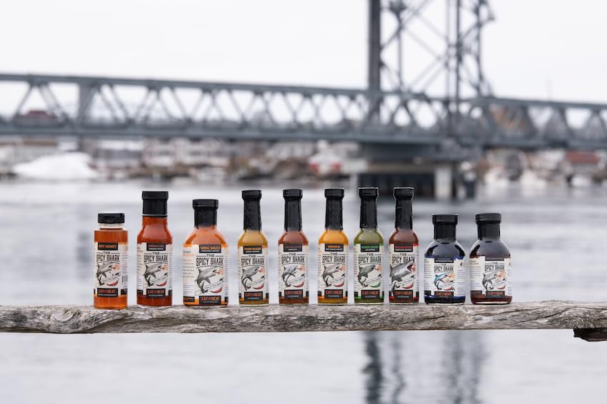 The Spicy Shark Caribbean Reef Shark Scotch Bonnet Pepper Island Hot Sauce 5oz Bottle - Brand featured on Hot Ones