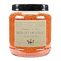 Bright Orange Sprinkles, Shimmery Sugar Sprinkles for Baking and Decorating, 2.9 Lb Canister (Pack of 1)