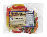 Family Choice Gummy Worms Assorted Candy 8 oz. - Case of: 121212
