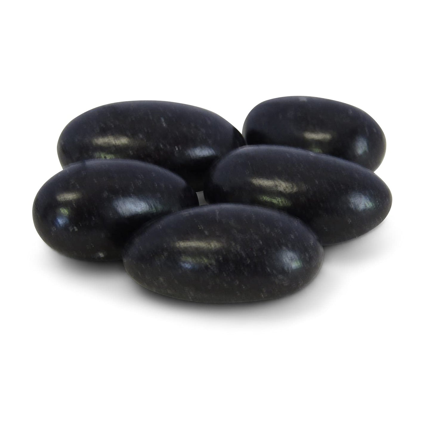 Black Jordan Almonds by Its Delish, 1 LB Bulk | Sugared Almond Nut with Sweet Hard Candy Coating - Bulk Wedding Favors, Bridal and Baby Showers, Party