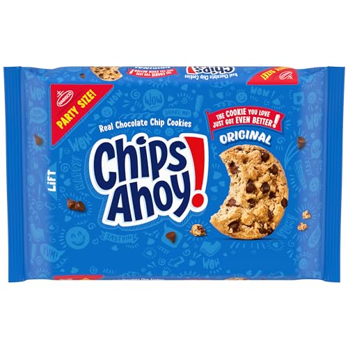 NABISCO CHIPS AHOY! CHIPS AHOY! Original Chocolate Chip Cookies, Party Size, 25.3 oz