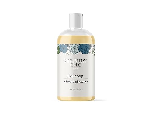 Paint Brush Cleaner - 100% Natural, 75% Organic Soap for Washing Paint Brushes & Conditioning Bristles - Peppermint Scented with Essential Oils - Easy