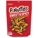P-Nuttles Sweet & Spicy Snack Mix, 14oz Resealable Bag (Pack of 1) - Butter Toffee Covered Peanuts w/ Sesame Sticks, Chili Crescents, Corn Sticks
