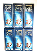 Moser Roth Dark Chocolate/Sea Salt Chocolate Bars, (6) Pack, Germany