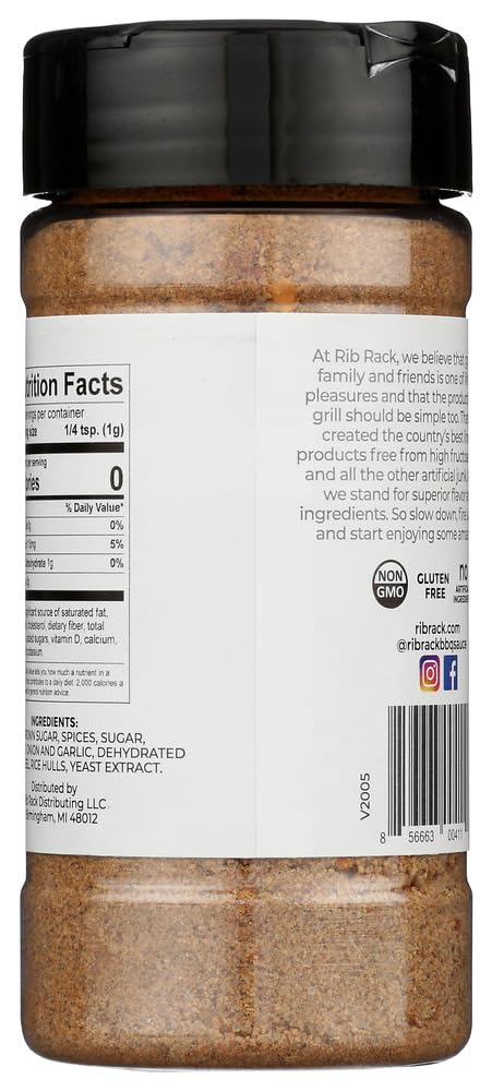Rib Rack Seasoning Rub Steak-5.5 Oz -Pack Of 6