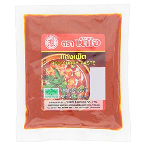 Nam Jai Red Curry Paste 100g (pack 3)