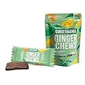 Gingermania™ Ginger Chews | Mango Flavor | Made with Real Ginger & Mango | Sweet & Spicy Chewy Candy | 36 Individually Wrapped Chews Per Bag | 5oz Bag