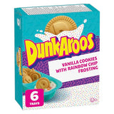 Betty Crocker DunkAroos, Vanilla Cookies with Rainbow Sprinkle Frosting, 6 x 28g/1 oz