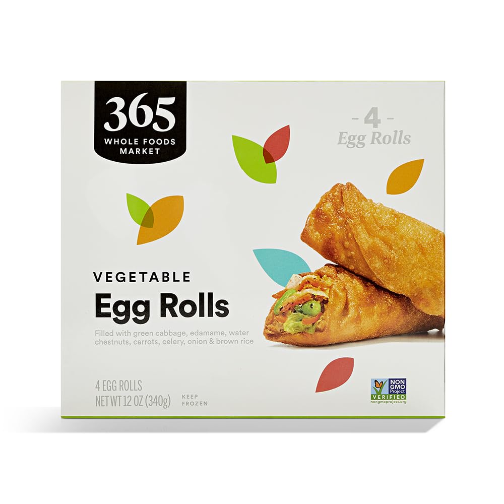 Whole Foods Market, Vegetable Egg Rolls, 12 oz, (Frozen)