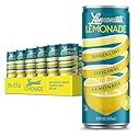 Lemonati Sparkling Lemonade, No Artificial Sweeteners or Flavoring, Gluten-Free, Kosher, Non-GMO, Vegan, 12 Fl Oz Slim Cans, Pack of 24, Lemonade