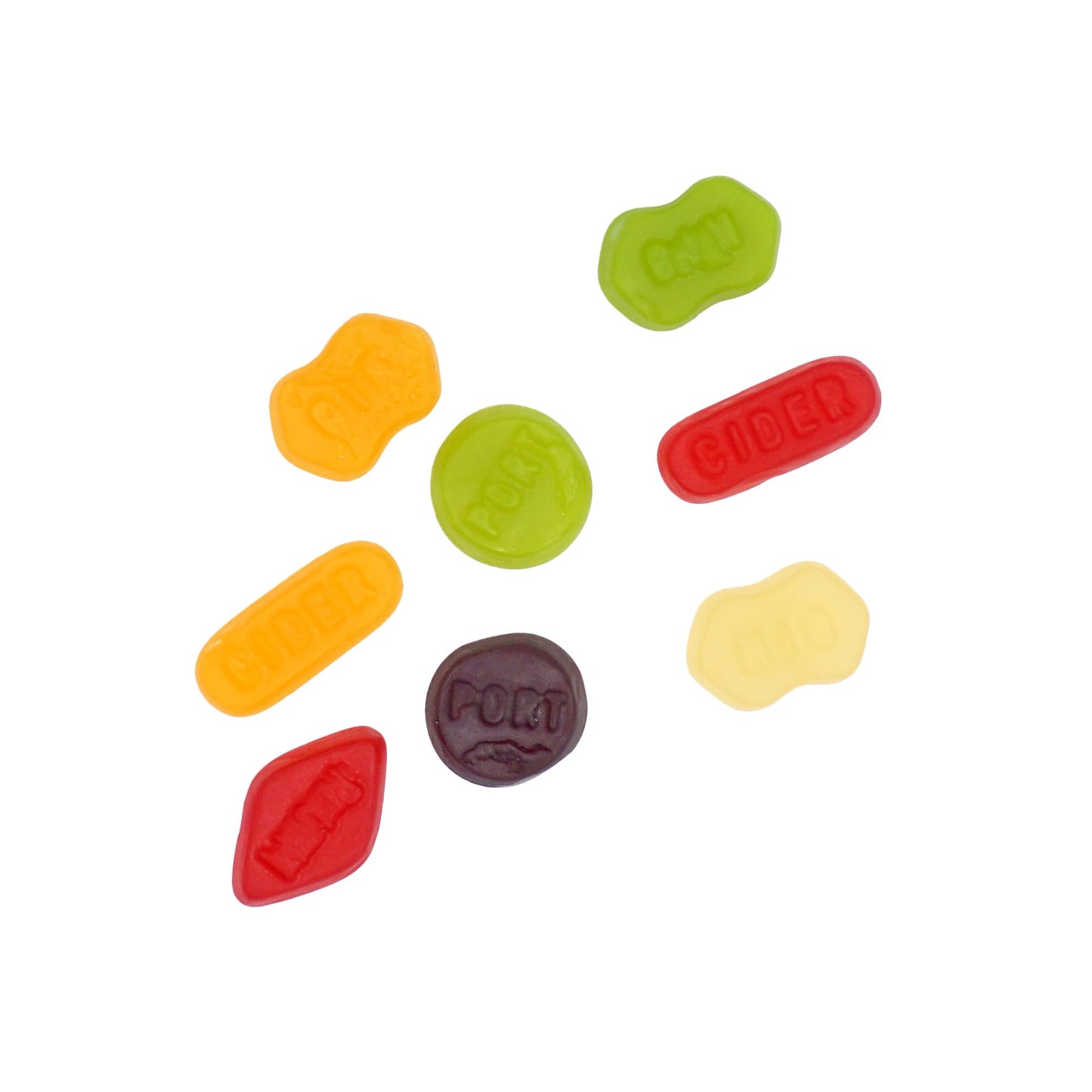 Gumbilees Gourmet Wine Gums, 2.2 Pound Bulk Bags (Pack of 1), Gummy Candy, Non-Alcohol