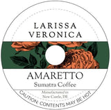 Amaretto Sumatra Coffee (Single Serve K-Cup Pods) (Gourmet, Naturally Flavored, Whole Coffee Beans) (12 pods, ZIN: 571133) - 3 Pack