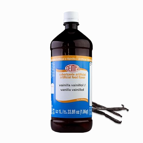 Deiman Artificial Food Flavoring Vanilla Vainillol Essence(33.8 fl oz)