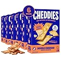 Cheddies Crackers Double Cheddar | Healthy Snacks Made with Real Cheddar Cheese and Simple Ingredients | Non-GMO | Cheesy Crackers | 4.2 Ounce (Pack