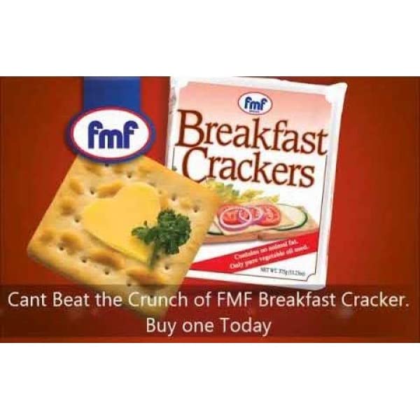 Fiji fmf Breakfast CRACKERS (Pack of 4 x 375g) Great with tea and coffee, Simply...Delicious! FijiProducts.com