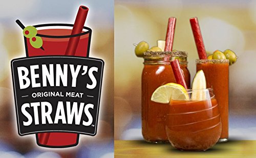 Benny's Smokin' Chipotle Bloody Mary Snack Straws - Pack of 5