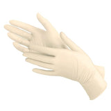 Green Direct Disposable Latex Gloves For Food Prep, Cleaning - Powder Free - Medium, Small, Large, 100 Count Per Box (X-Large)