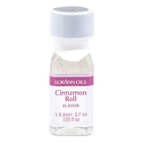 LorAnn Cinnamon Roll SS Flavor, 1 dram bottle (.0125 fl oz - 3.7ml - 1 teaspoon) - 3 Pack - includes a recipe