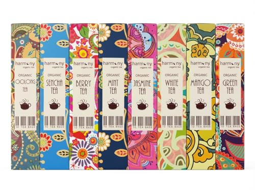 Harmony Organic Tea - Paisley Library Collection - 80 Tea Bags