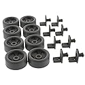 JJKSKV Universal Dishwasher Lower Rack Roller Kit - Replacement Part WD35X21041, Compatible with GE Hotpoint RCA Dishwasher Models