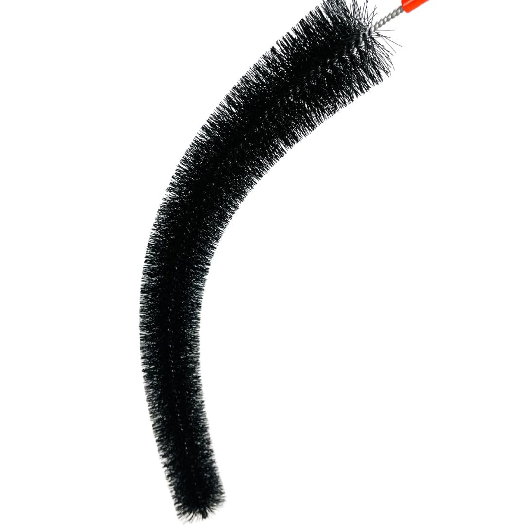 Bristle (2 Pack) 31 Inch Cleaning Brush for Dryer Lint and Cleaning Refrigerator Coils | 23" Brush with 8" Ergonimic Handle | Long Flexible Design
