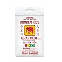 Asian Best Jasmine Broken Rice, Rice Bits, Thai Hom Mali, Selected Premium Quality, Non-GMO Verified, 25 lb