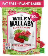 Wiley Wallaby Licorice 10 Ounce Classic Gourmet Soft & Chewy Australian Original Fruits Licorice Candy Twists, 1 Pack