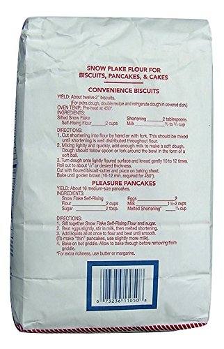 White as Snow Self-Rising Flour 80 Ounces