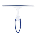 CleanAide All-Purpose Squeegee for Windows, Glass, Mirrors, and Shower Doors, Streak-Free 9.75" TPR Blade with Non-Slip 8.5" Handle for Bathroom