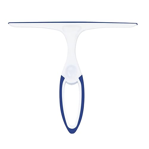 CleanAide All-Purpose Squeegee for Windows, Glass, Mirrors, and Shower Doors, Streak-Free 9.75" TPR Blade with Non-Slip 8.5" Handle for Bathroom
