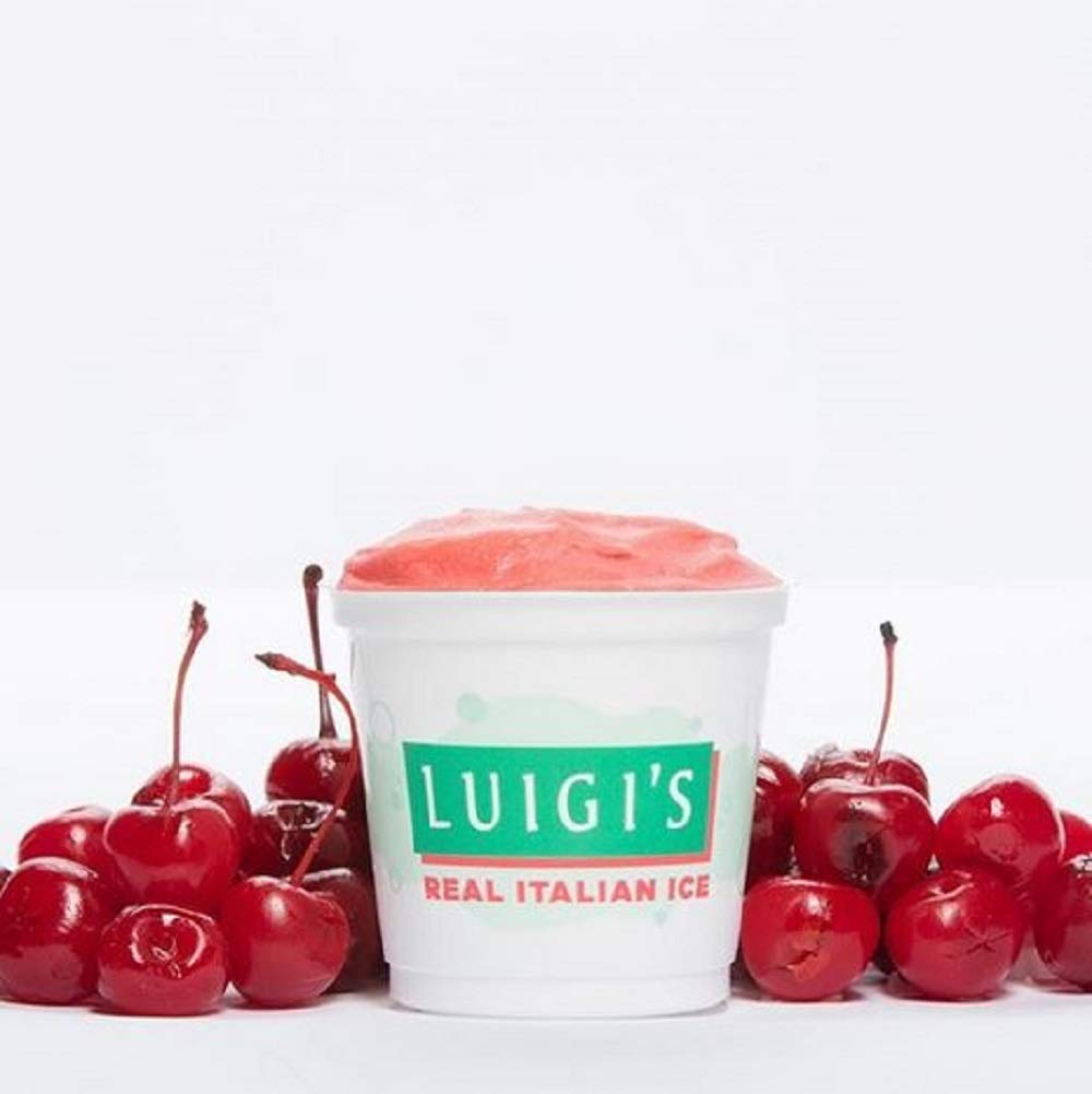 Luigi's Real Italian Ice, Cherry, 6 Ounce, 6 Count (Frozen)