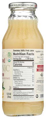 LAKEWOOD JUICE LEMON PURE ORG, 12.5 FO by Lakewood