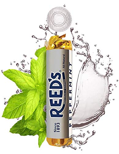Reed’s Peppermint Candy Rolls | Traditional Peppermint Hard Candy | Reed’s Candy Peppermint Minty Fresh And Surprisingly Sweet Brought To You By