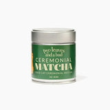 Two Leaves and a Bud Organic Ceremonial Matcha Green Tea, 100% Japanese Matcha powder, 1oz Tin (28.34g)