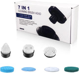 Leebein ANS-8050 Electric Spin Scrubber Replacement Brush Heads, 7pcs Extra Brush Accessories Kit for Leebein ANS-8050 & ANS-8051 8052 Electric