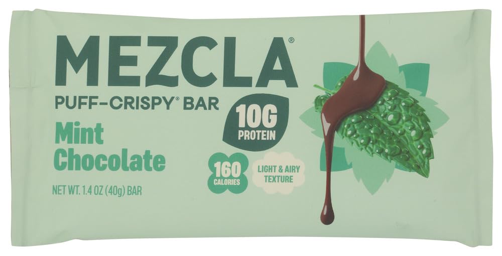 Mezcla, Mint Chocolate Protein Bar Sgl 1.4 Ounce