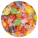 Assorted Fruit Hard Candy, 3 Pound Bulk Candy (Approx. 150 pcs.), Individually Wrapped Hard Candy, Fruit Discs Candy, The Hampton Popcorn & Candy