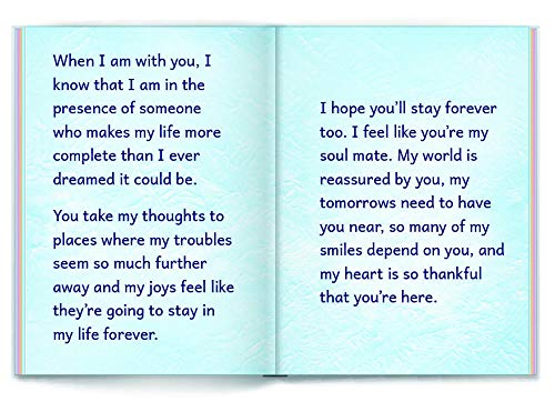 Blue Mountain Arts Mini Book (Soul Mates)-Husband Gift, Wife Gift, Significant Other Gift, Partner Gift, by Douglas Pagels, 4 x 3 inches